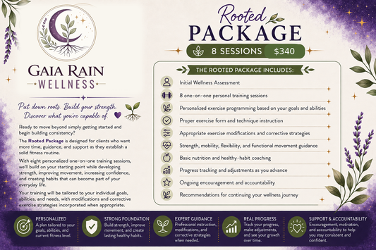 Rooted | 8 Personal Training Sessions